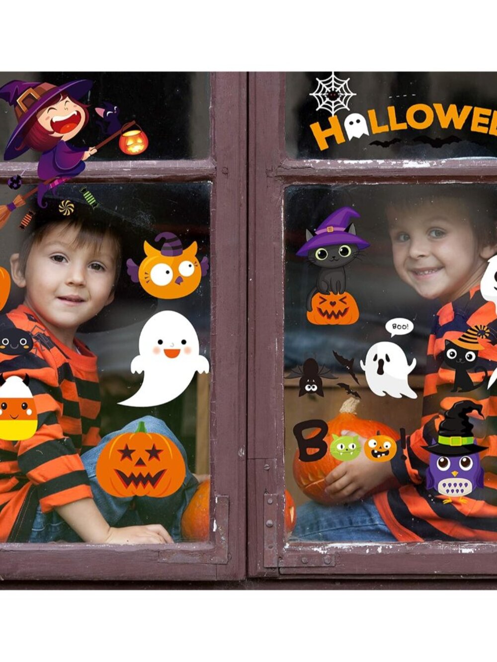 Halloween Window Clings Halloween Decorations Window Stickers Decals - Picture 4 of 6